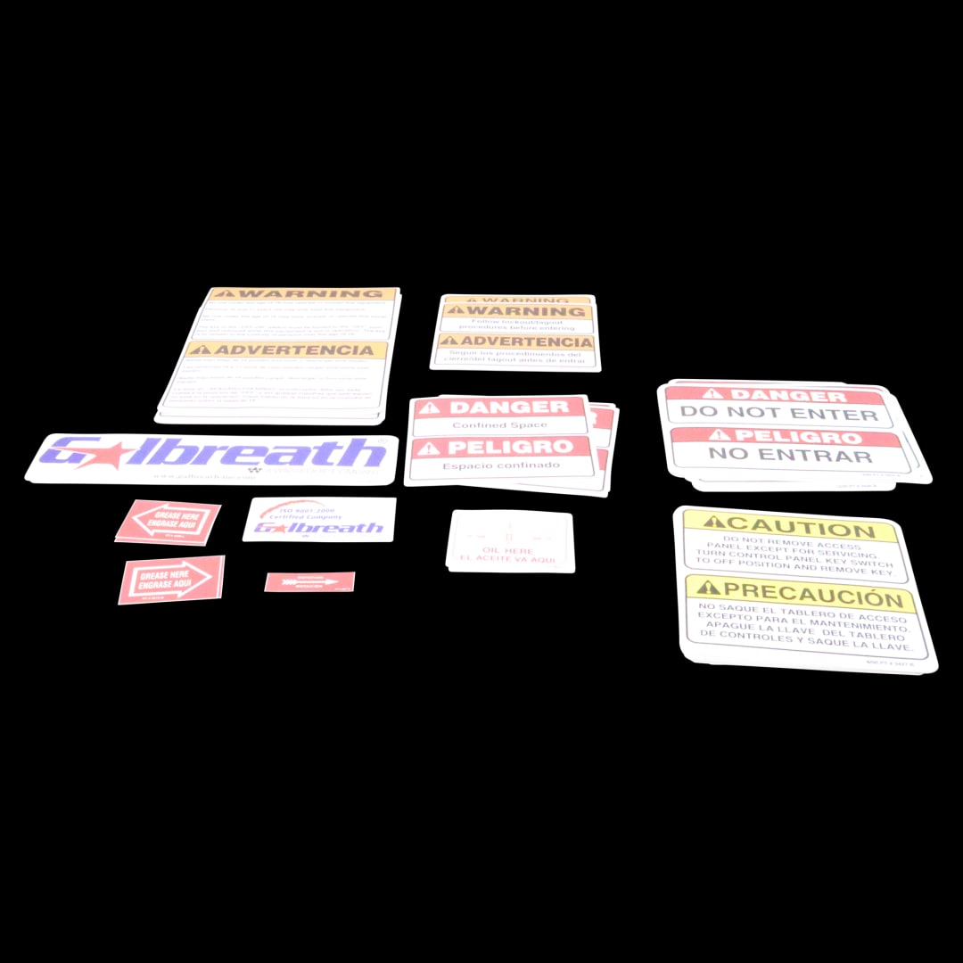Galbreath™ Decal Kit, Stationary SS