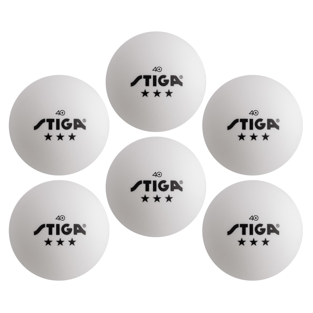 STIGA 3-Star White Table Tenni
