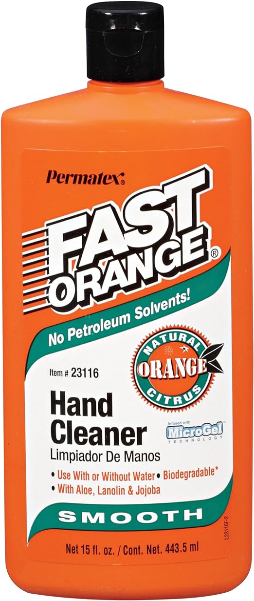 Permatex Fast Orange Smooth 15 oz Bottle 12 per Case
