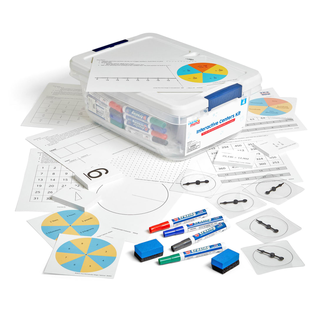 IM® K-12 MATH CENTERS KIT 1ST EDITION GR 4 -1BX