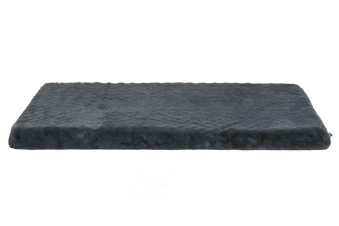 XL- 42x26 Plush Faux Fur Crate Ortho - Gray