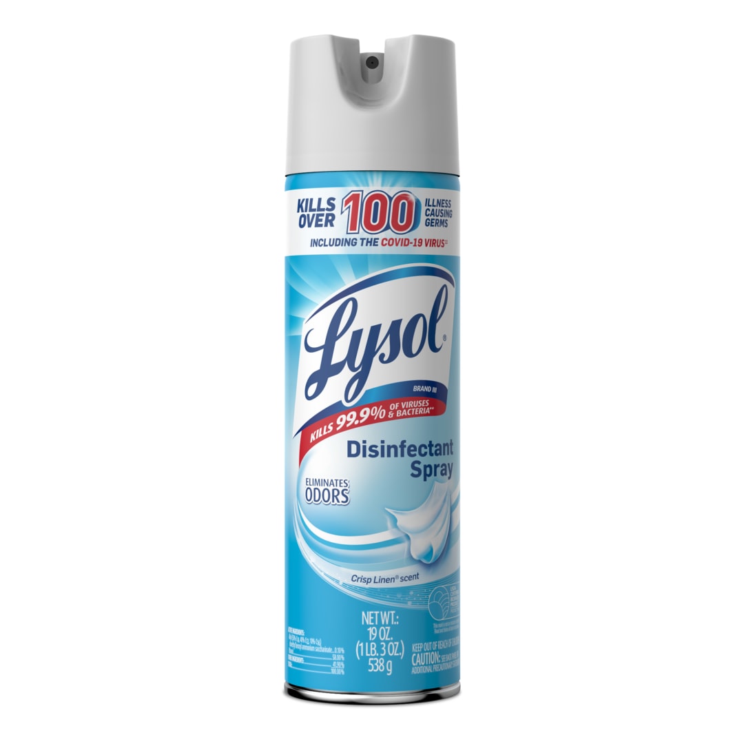 LYSOL® Disinfectant Spray - Crisp Linen® 12/19 oz.