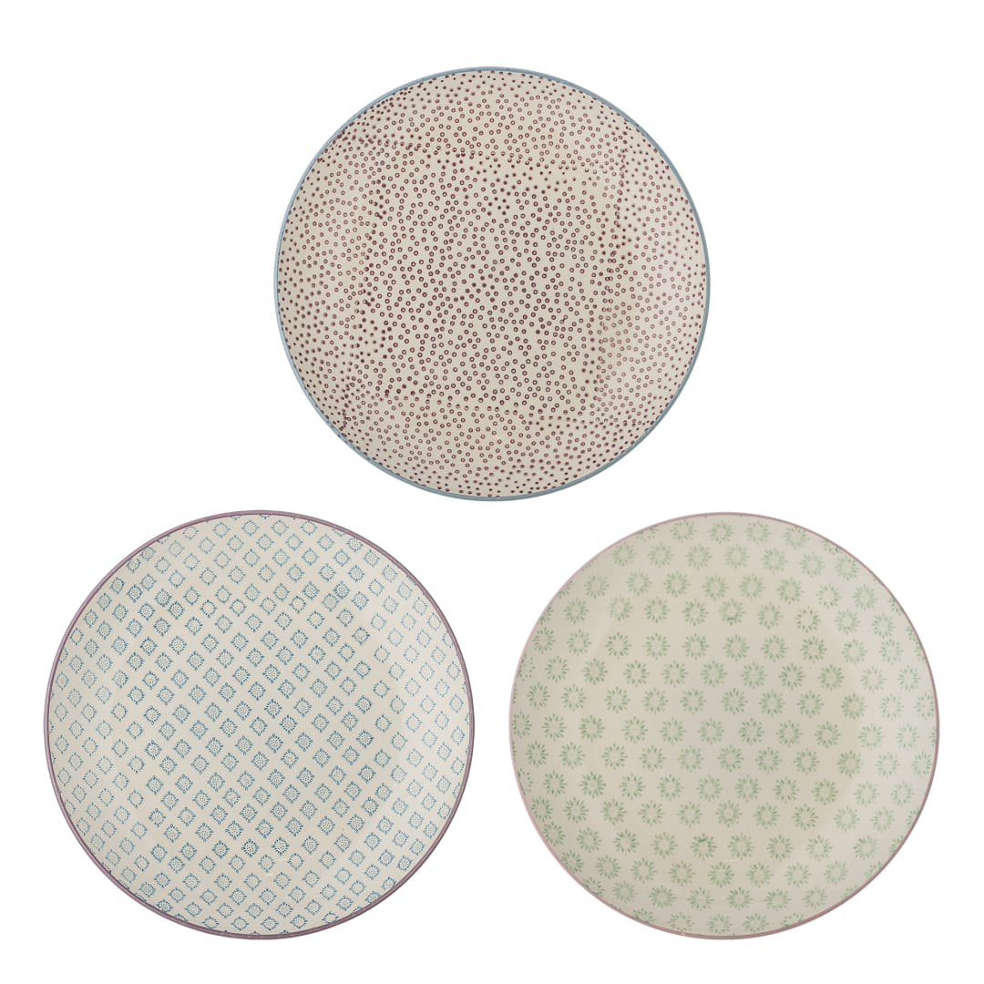 82069530 - Patrizia Plate, Multi, Stoneware STOCK: 218