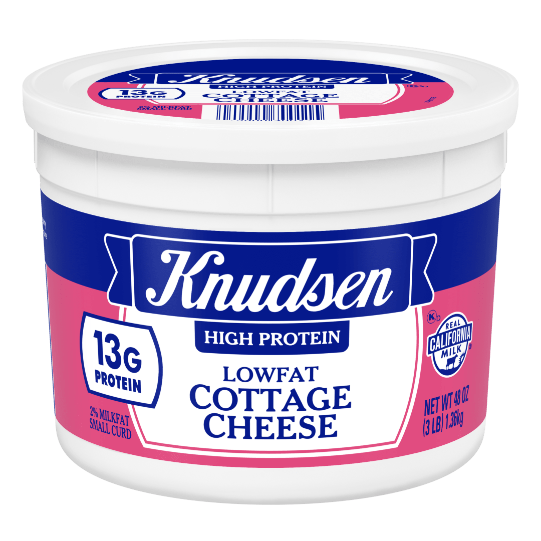 Knudsen Small Curd Low Fat 2% Milkfat Cottage Cheese 48 oz Tub
