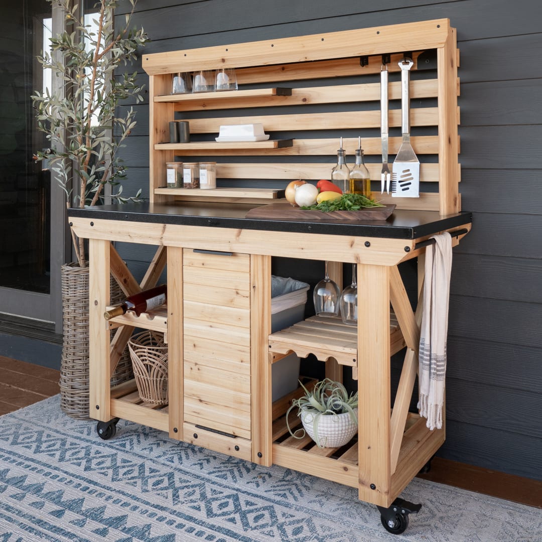 Buffet Hutch Serving Station