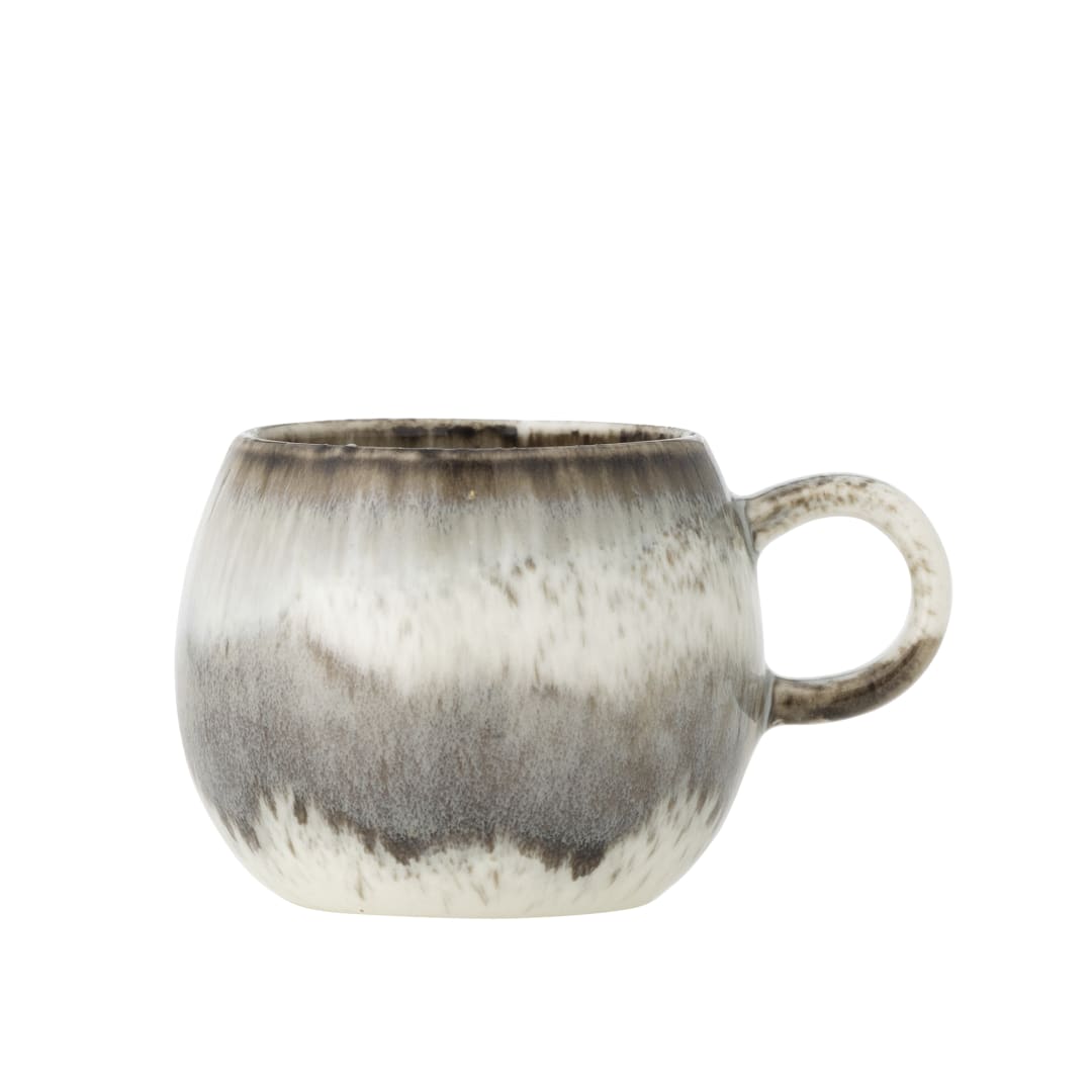 82061632 - Paula Espresso Cup, Grey, Stoneware STOCK: 300