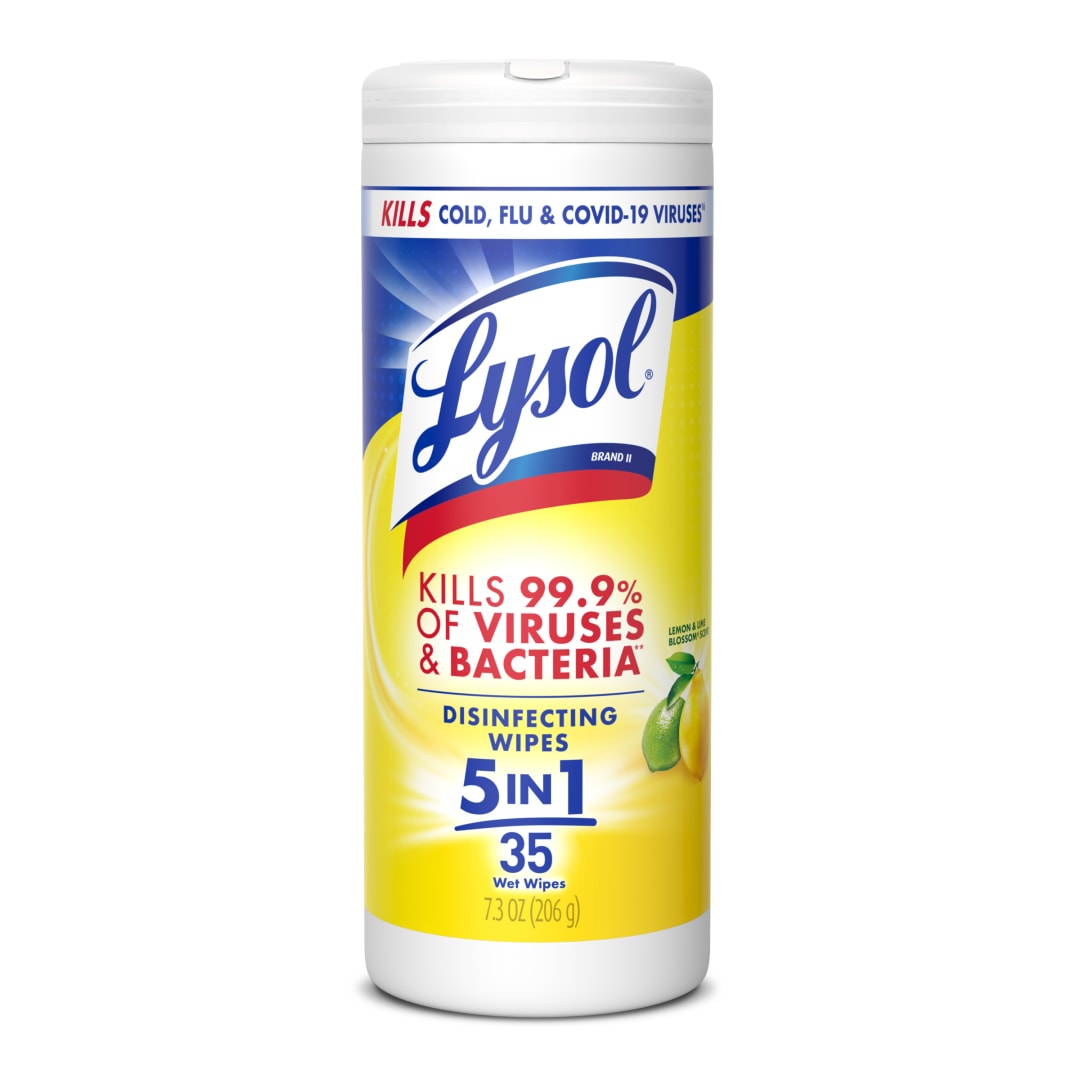 LYSOL® Disinfecting Wipes - Lemon & Lime Blossom 6/35 ct.