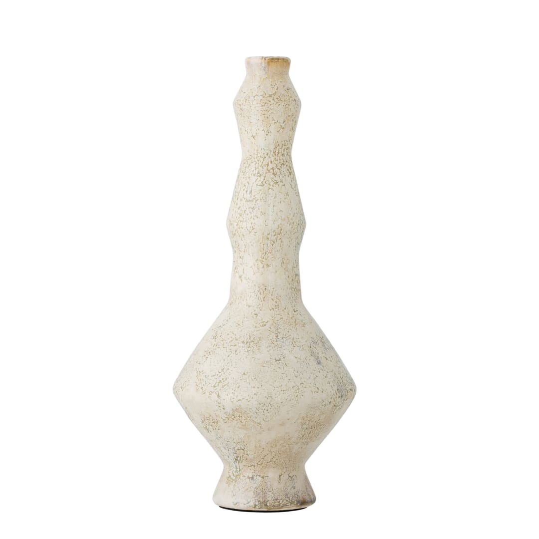 82072453 - Bancroft Candle Holder, White, Terracotta STOCK: 199