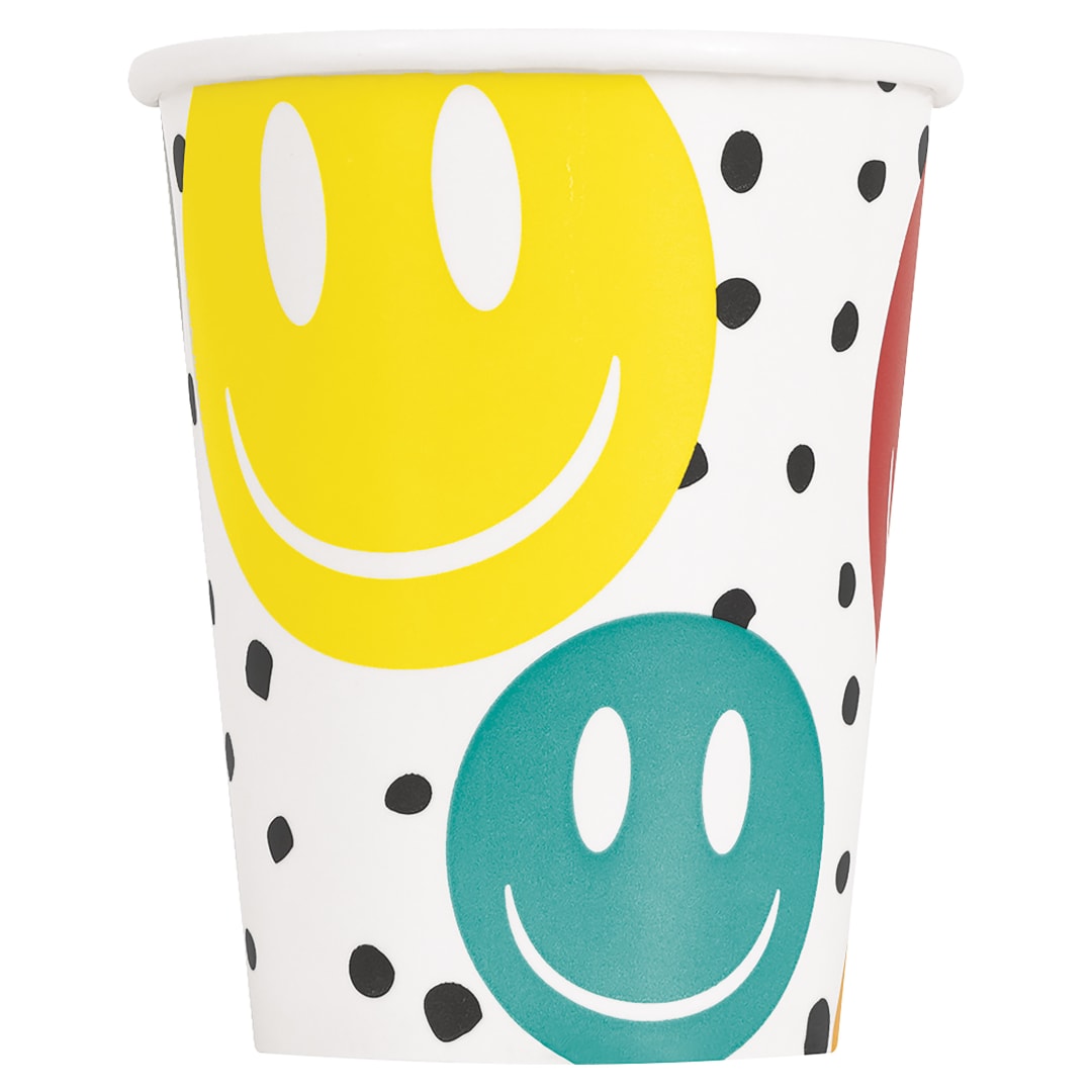 Emoji 9oz Paper Cups, 8ct