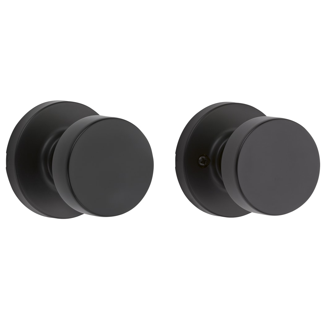 Weiser Cambie Passage Knob in Matte Black