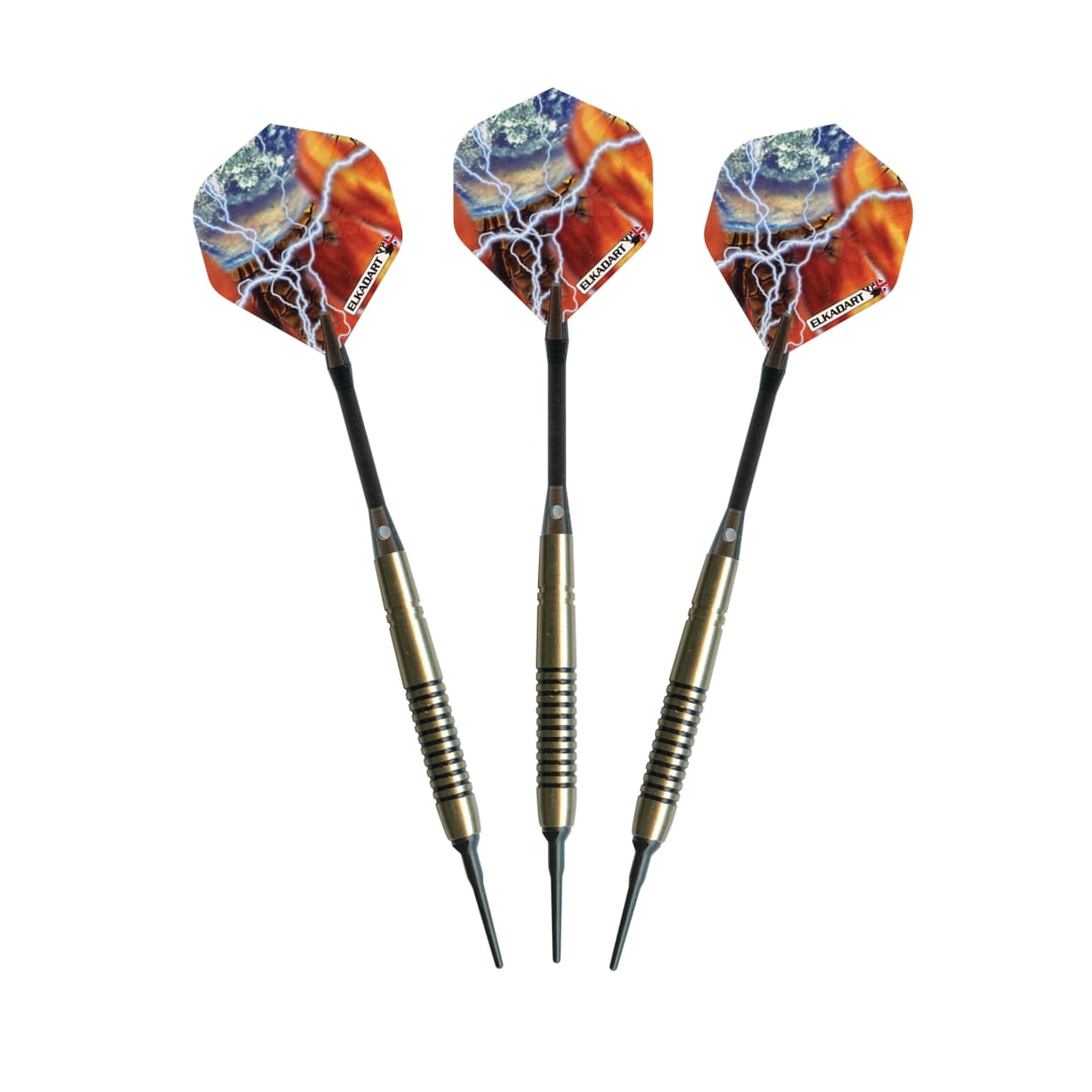Elkadart Storm Soft Tip Darts Black Rings 14 Grams