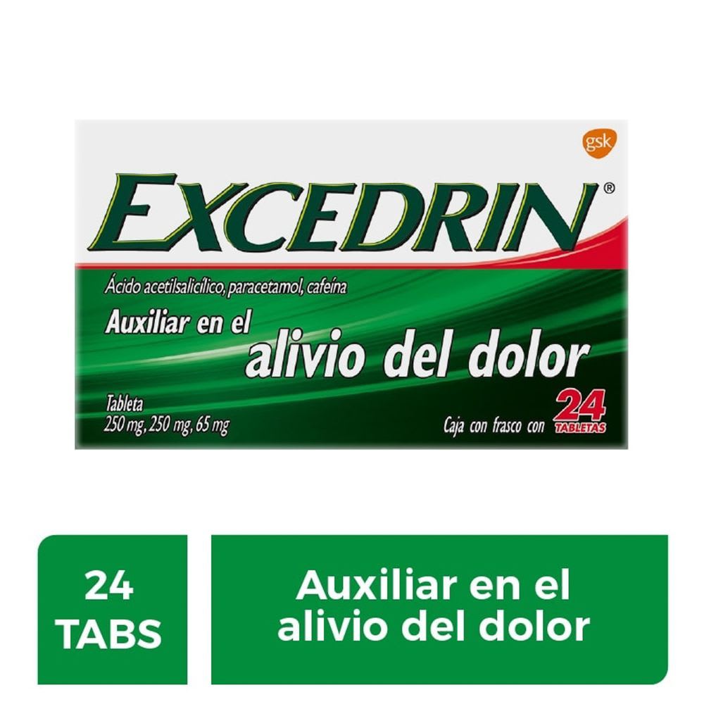 Excedrin Dolores Fuertes 24 Tabs