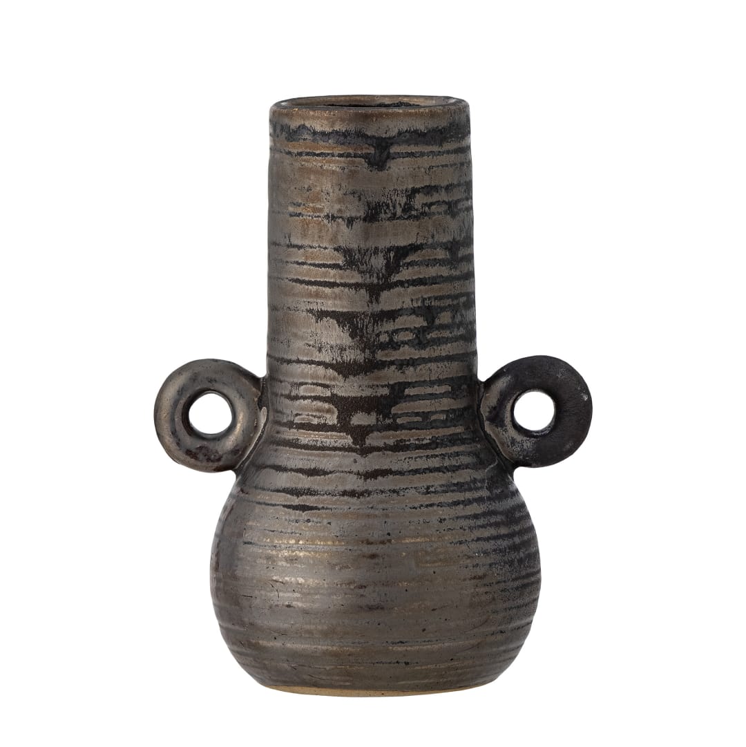 82057686 - Casaya Vase, Brown, Stoneware STOCK: 300