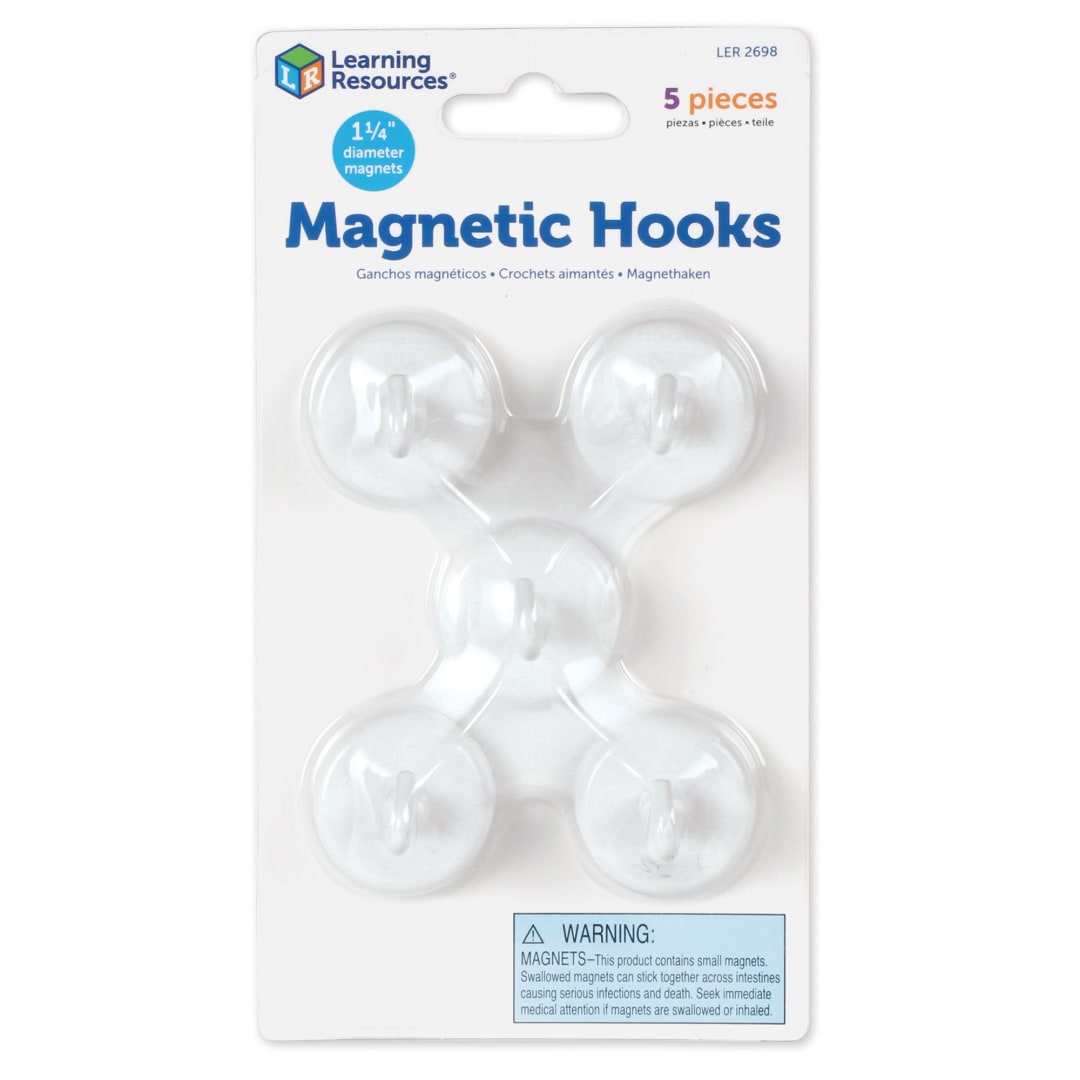 MAGNETIC HOOKS- SET OF 5