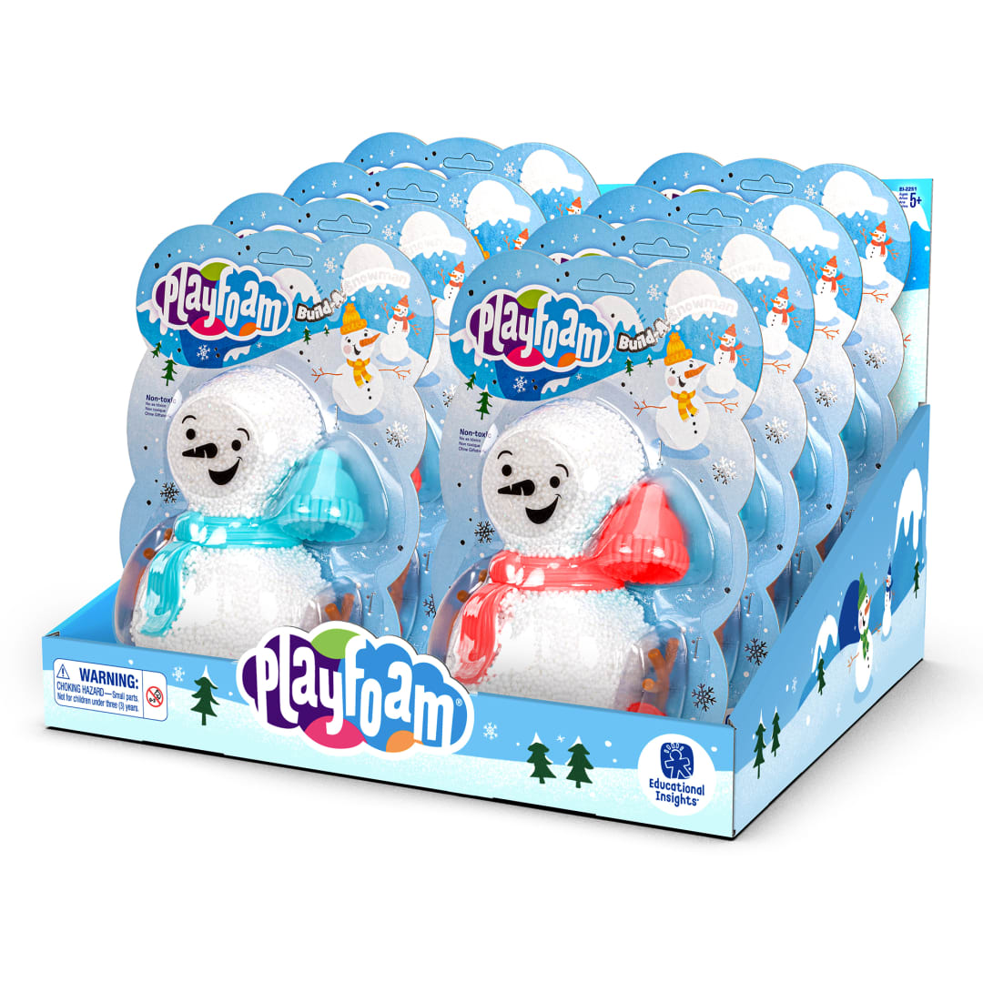 BUILD-A-SNOWMAN SET OF 10 ASSORTED