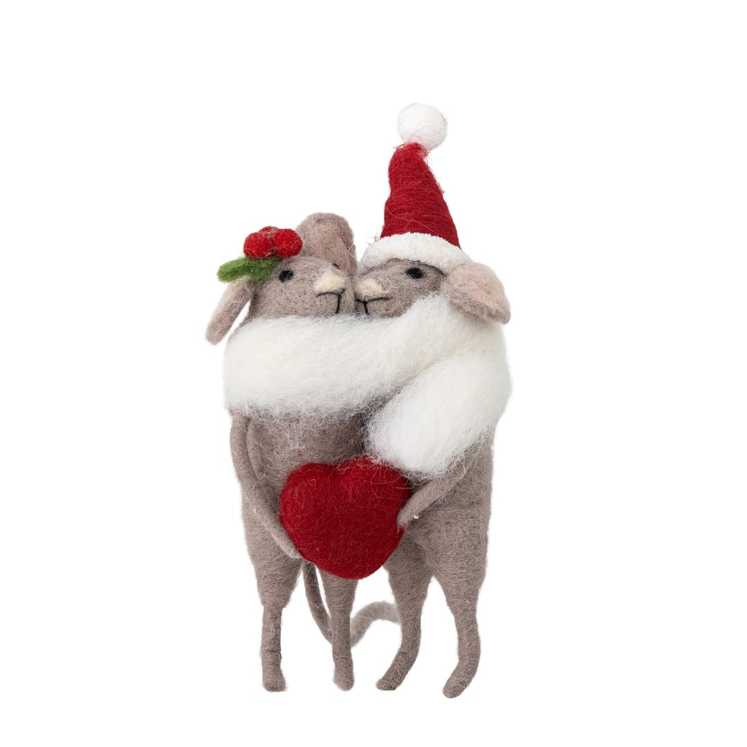 82072874 - Peo Ornament, Grey, Wool STOCK: 300