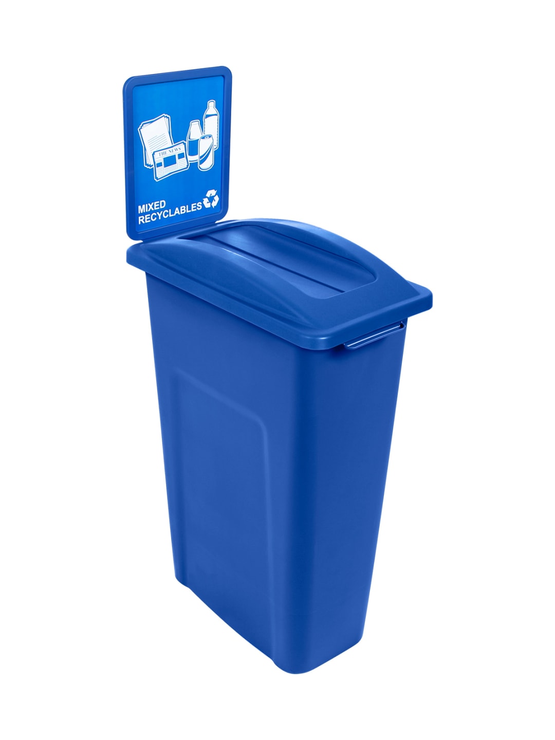 WASTE WATCHER - Single - Kit - Mixed Recyclables - Swing - Blue