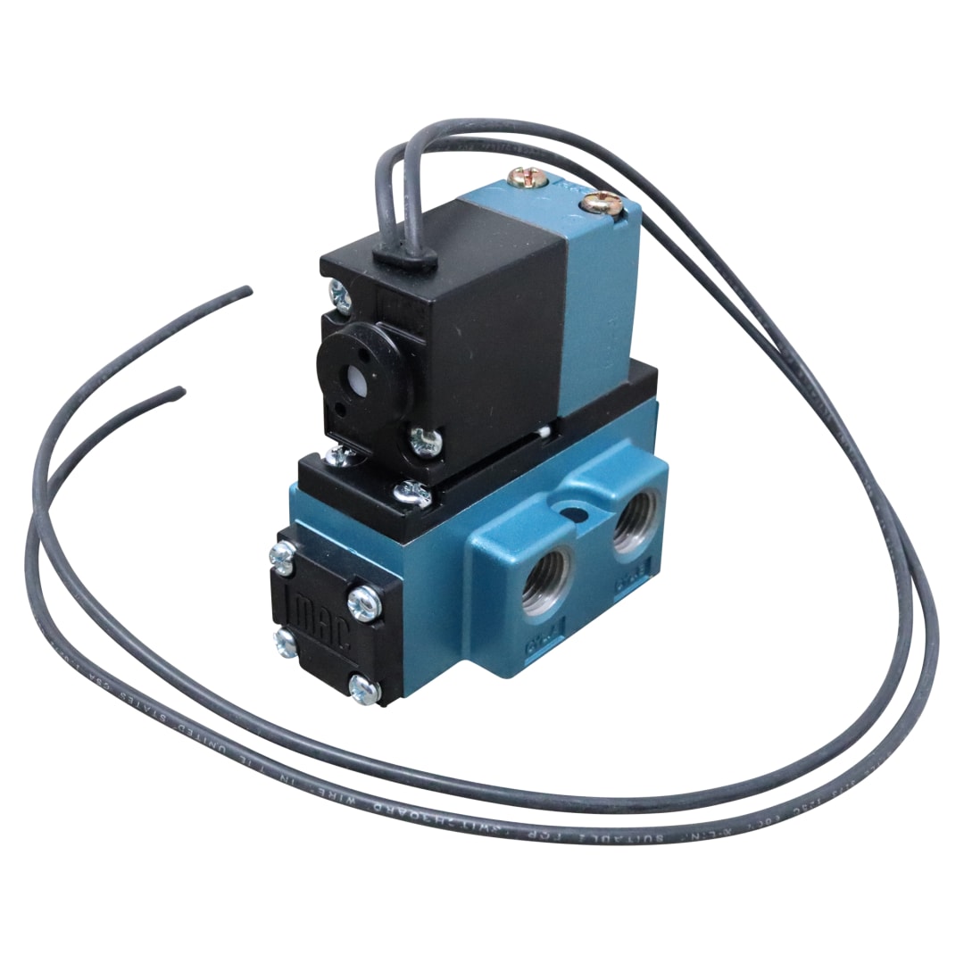 Mac Valves 1/4" 4-Way Solenoid Valve, 12V