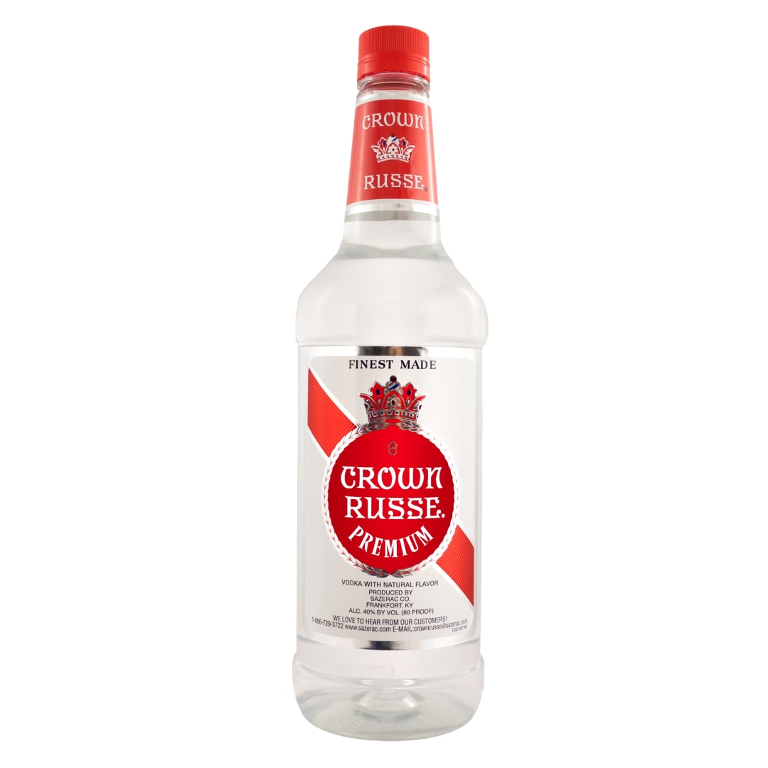 Crown Russe Vodka 1l Plastic Bottle 80 Proof