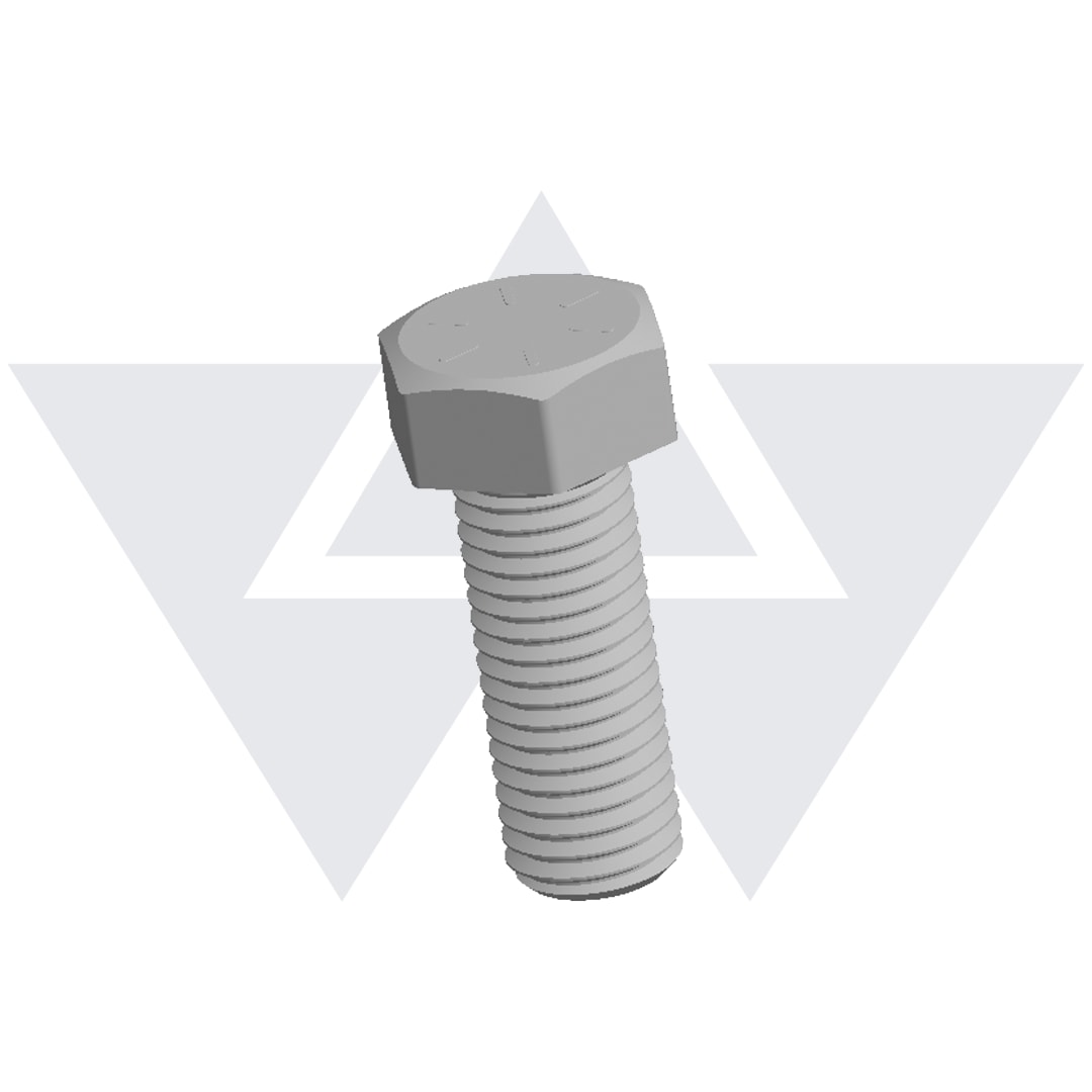 3/4-10 X 2 USS Grade 8 Zinc-Yellow Bolt