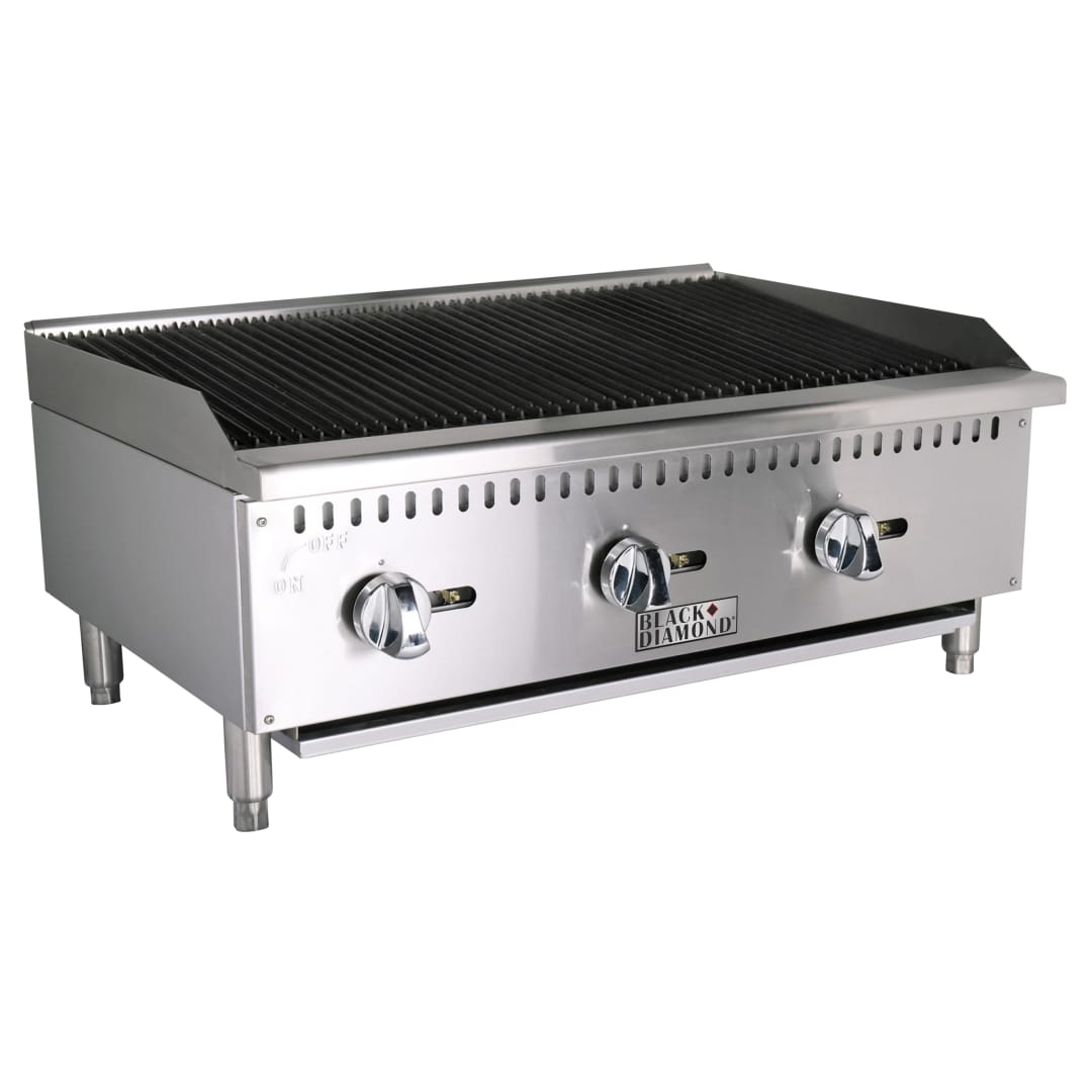 BDECTC-36/NG - BD,Radiant Charbroiler,3BR 90K NG