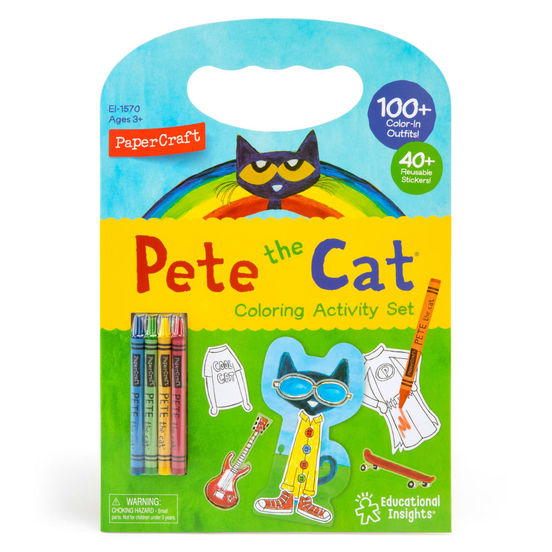 PaperCraft Pete the Cat® Coloring Activity Set