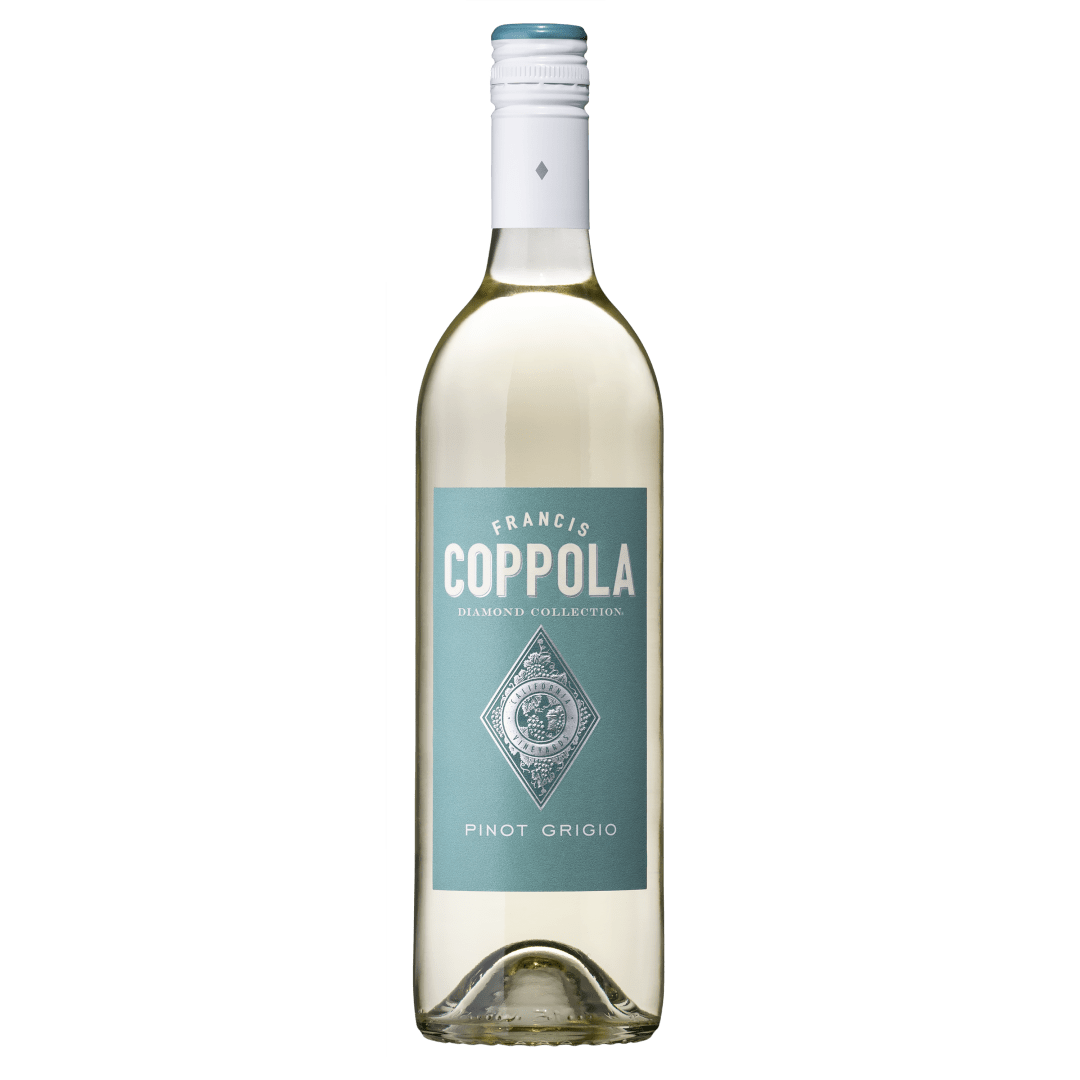 Francis Coppola Diamond Collection Pinot Grigio White Wine, California, 750mL Glass Bottle