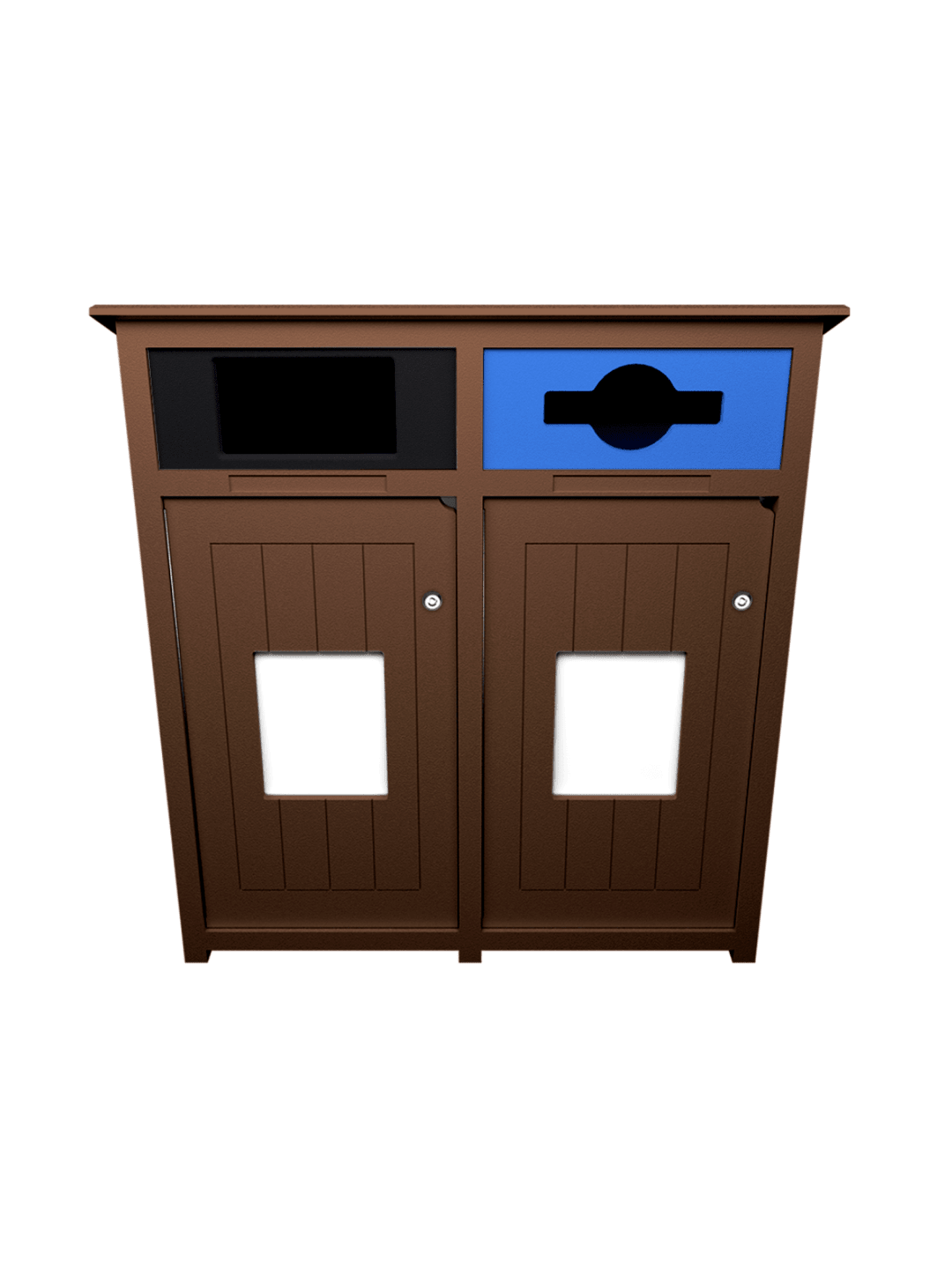  AURA - Double - Unit - Rectangle-Mixed - Brown-Black-Blue