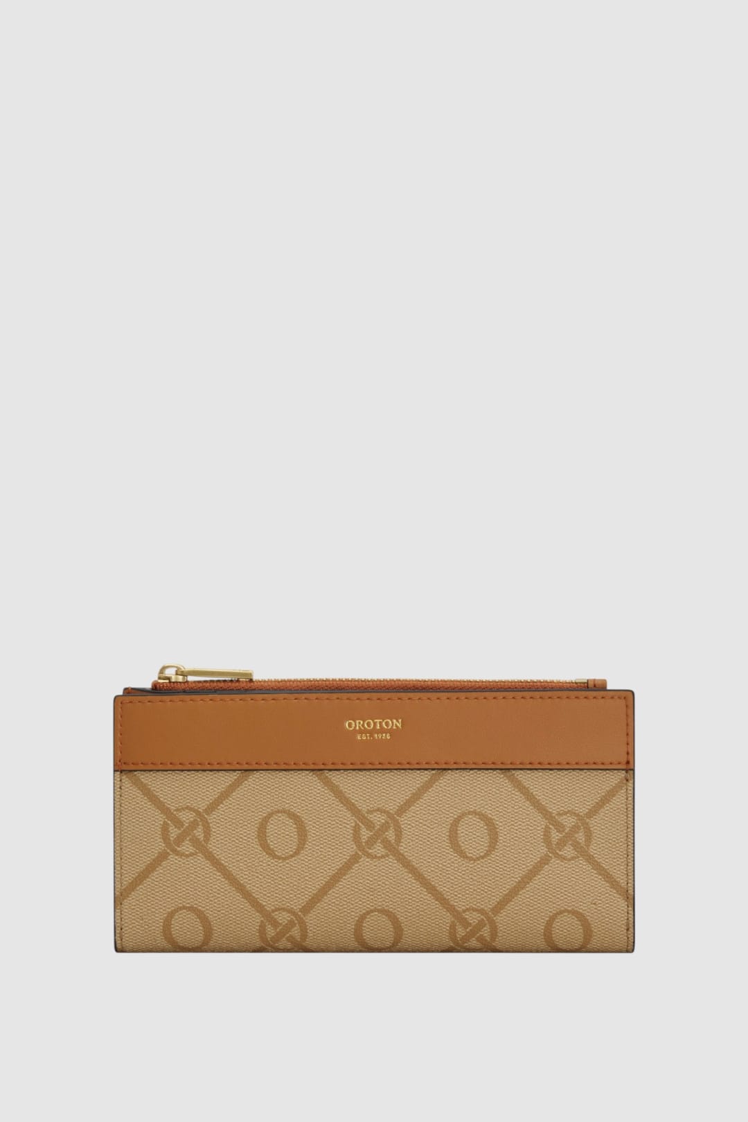 Harvey Signature Slim Zip Wallet