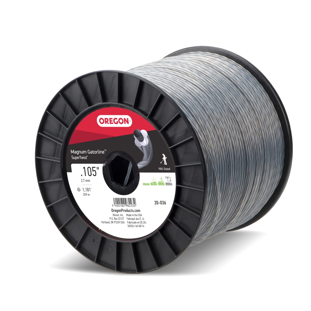 Oregon Magnum Gatorline Supertwist Trimmer Line, .105 inch by 1181 Foot