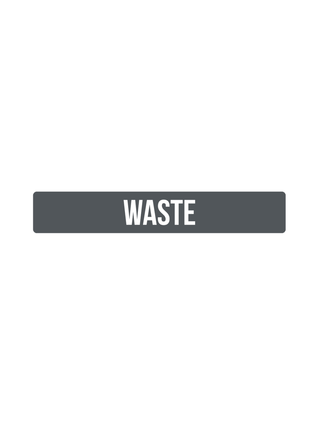  FUSION - Label - Hd Front-Load - Waste - Dark Grey