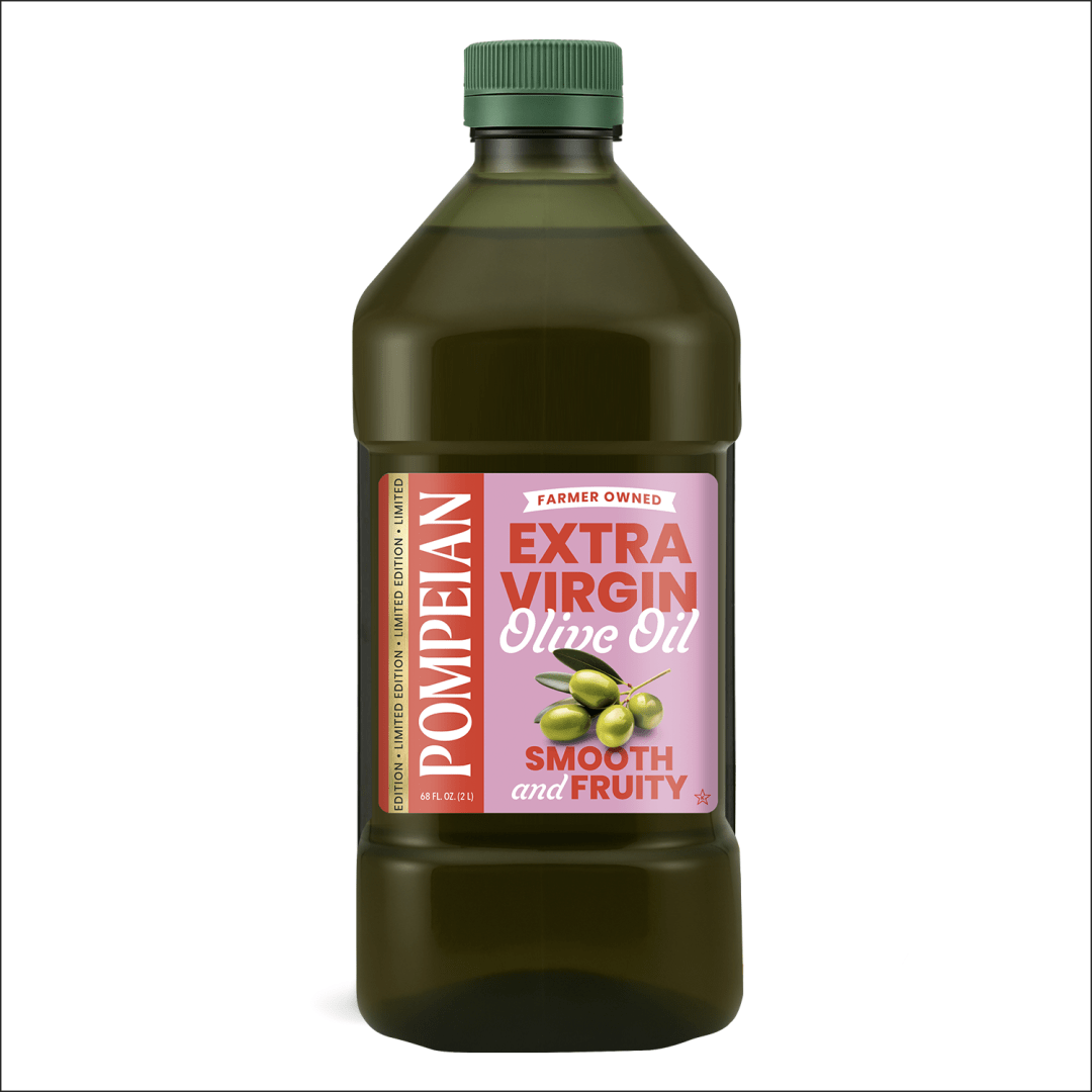 Pompeian Smooth &amp; Fruity Extra Virgin Olive Oil - 68 fl oz