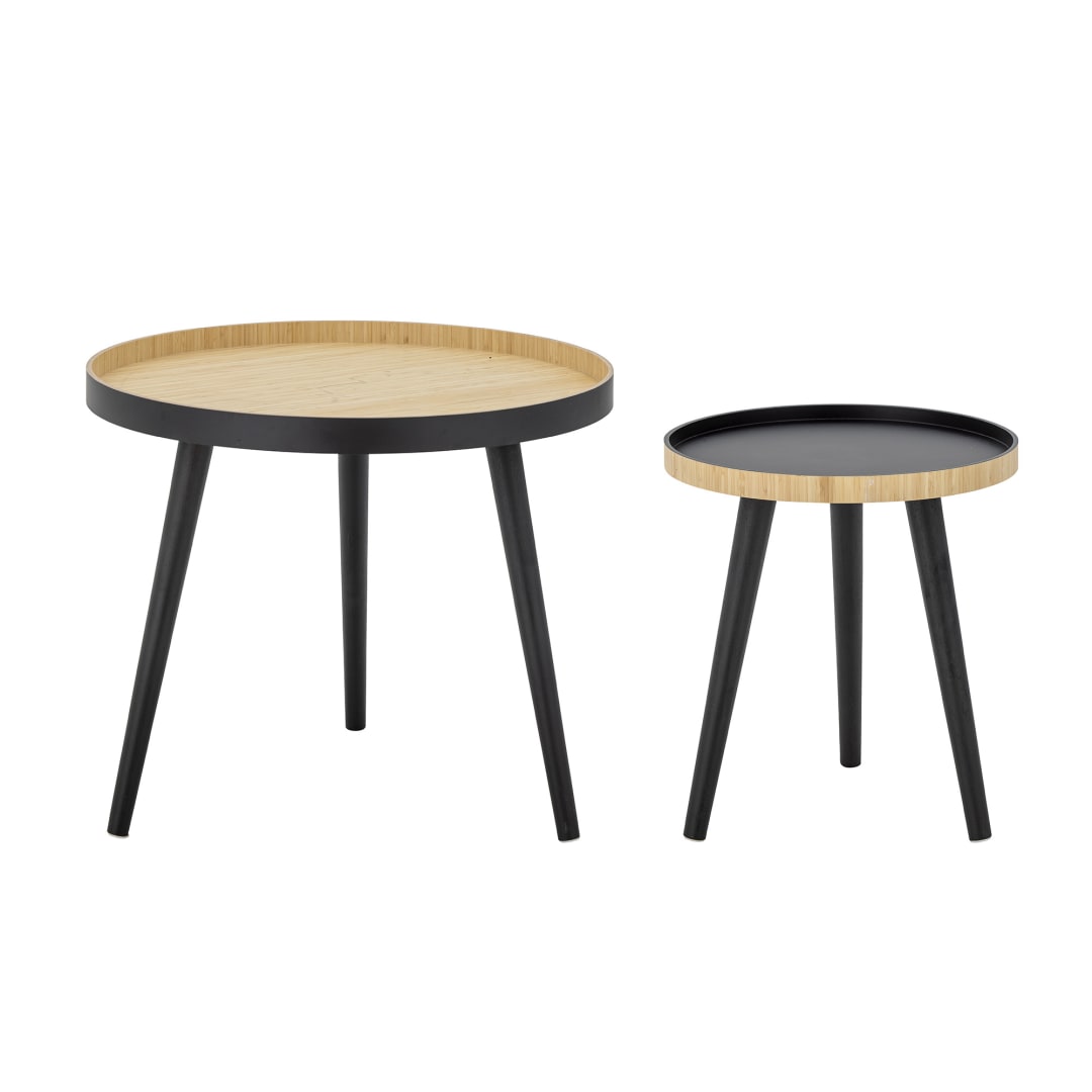 82052153 - Cappuccino Coffee Table, Black, Bamboo STOCK: 10