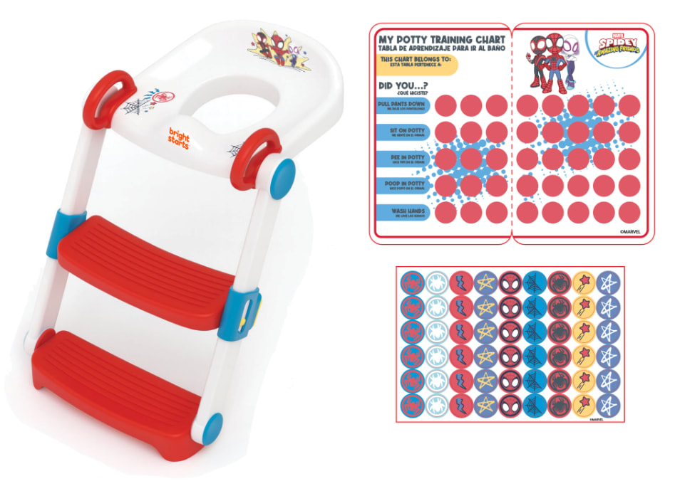 BS DB LADDER POTTY SPIDEY N FRIENDS