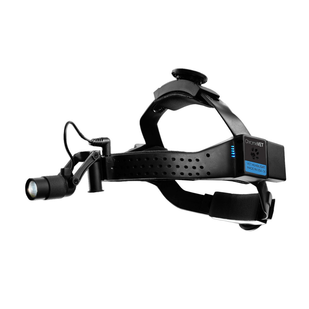 MedLED ChromeVET MC3 Surgical Headlight, Hospital Kit