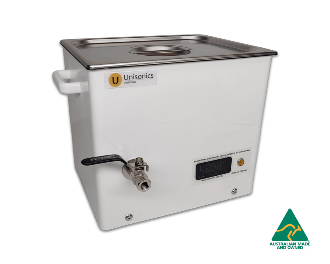 Unisonics Ultrasonic Cleaner FXP14D with Digital Timer, 10 Litres
