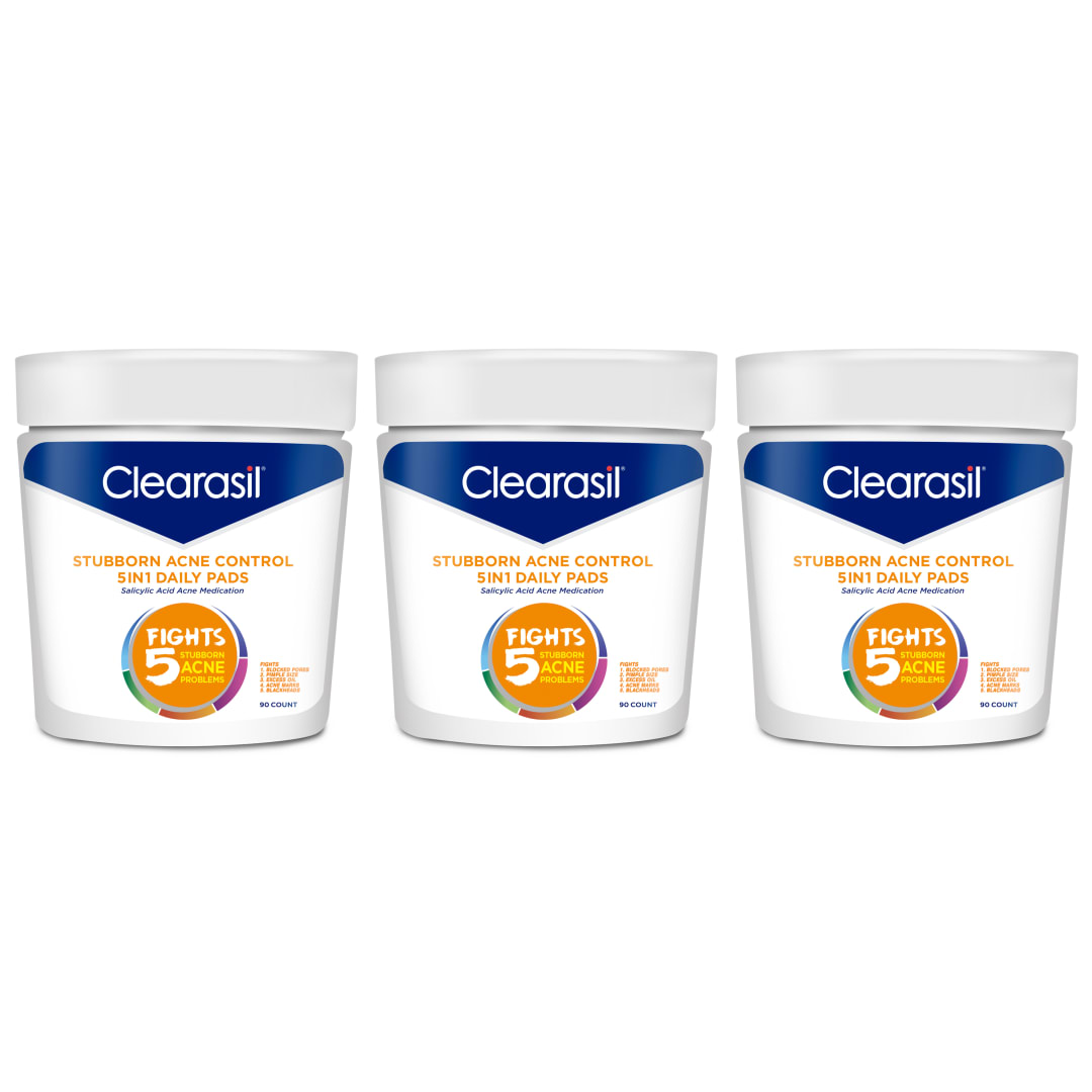 CLEARASIL® Stubborn Acne Control - 5in1 Daily Pads 1/3 ct.