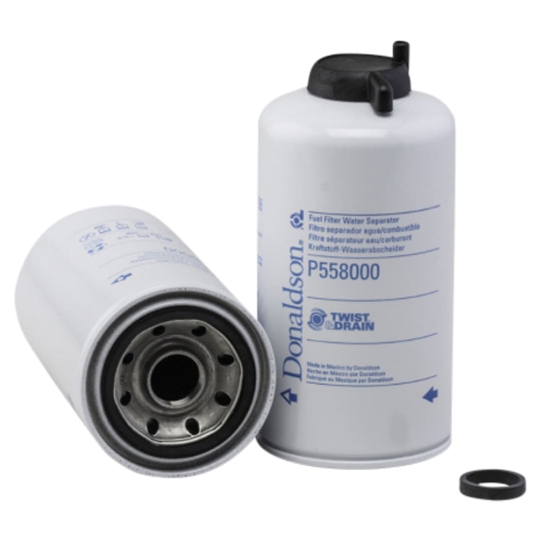 Donaldson 3.66OD X 7.60" Fuel Filter Water Separator Spin-On Twist &amp; Drain