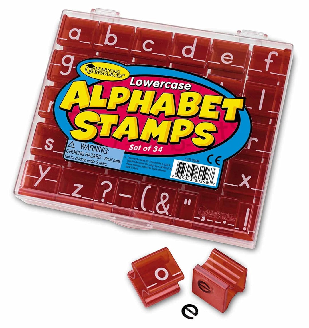 STAMP SET, LOWERCASE