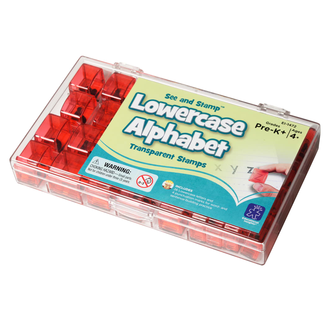 SEE AND STAMP LOWERCASE