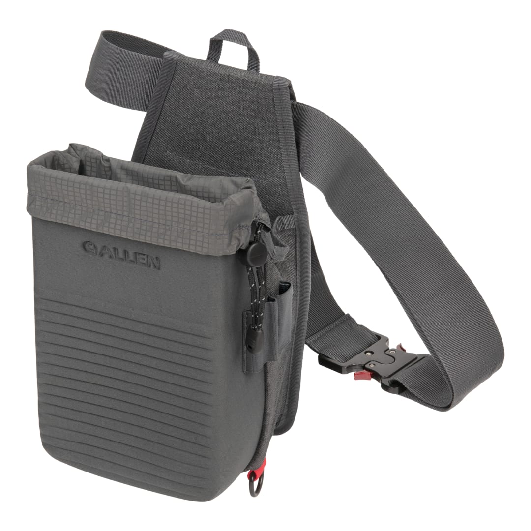 Allen Company Competitor Double Compartment Molded Shell Bag, Gray