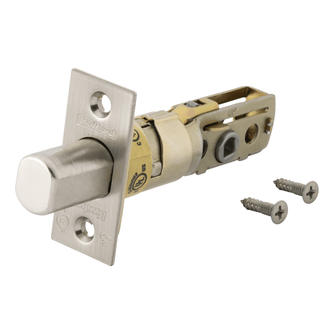 Square Corner Deadbolt UL/FD Latch for Satin Nickel Finish