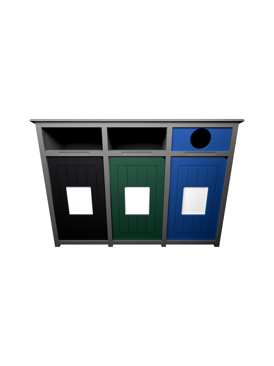  AURA - Triple - Unit - Full-Full-Circle - Grey-Black-Green-Blue