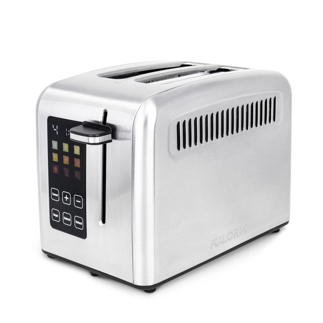TO50665SS - Kalorik 2 Slice Rapid Toaster With Lcd Display, Stainless Steel
