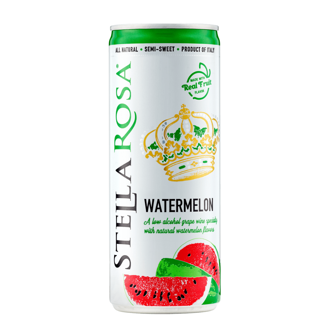 Stella Rosa Watermelon Semi-Sparkling Rose Wine 250 ml Can (Individual Can)