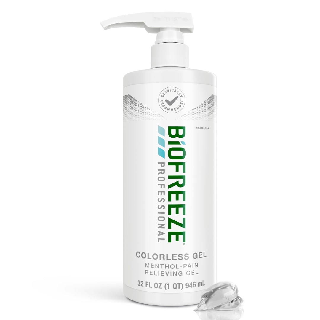 Biofreeze Professional Pain Relief Gel, 32 oz. Pump, Colorless