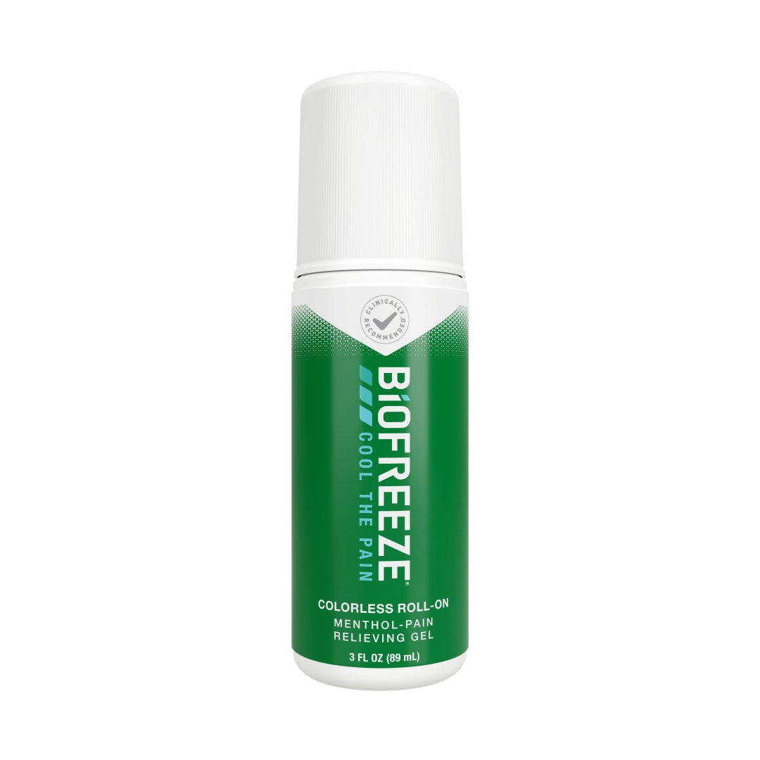 Biofreeze Pain Relief Roll-On, 3 oz. Colorless