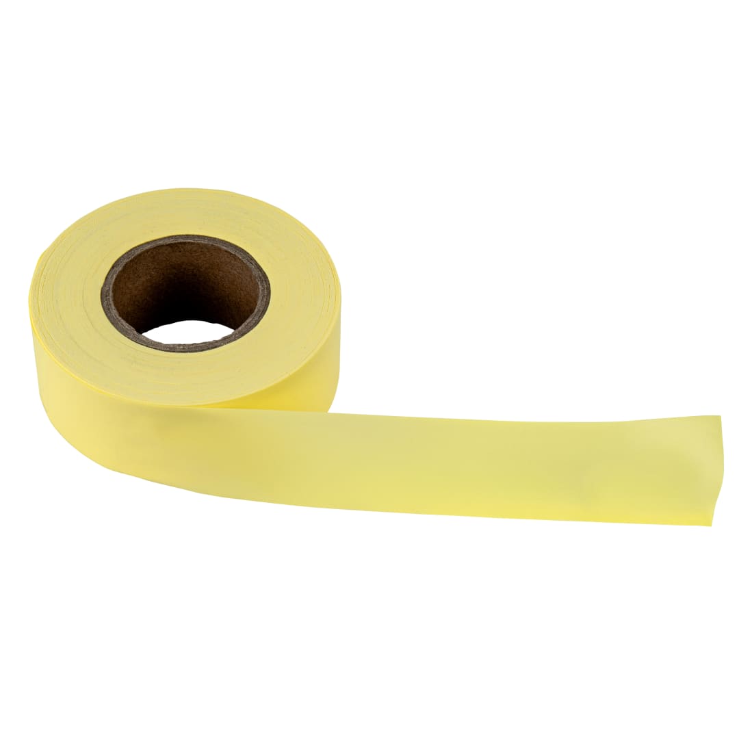 Flag Tape-150ft.x1-3/16in. Yellow Fluorescent