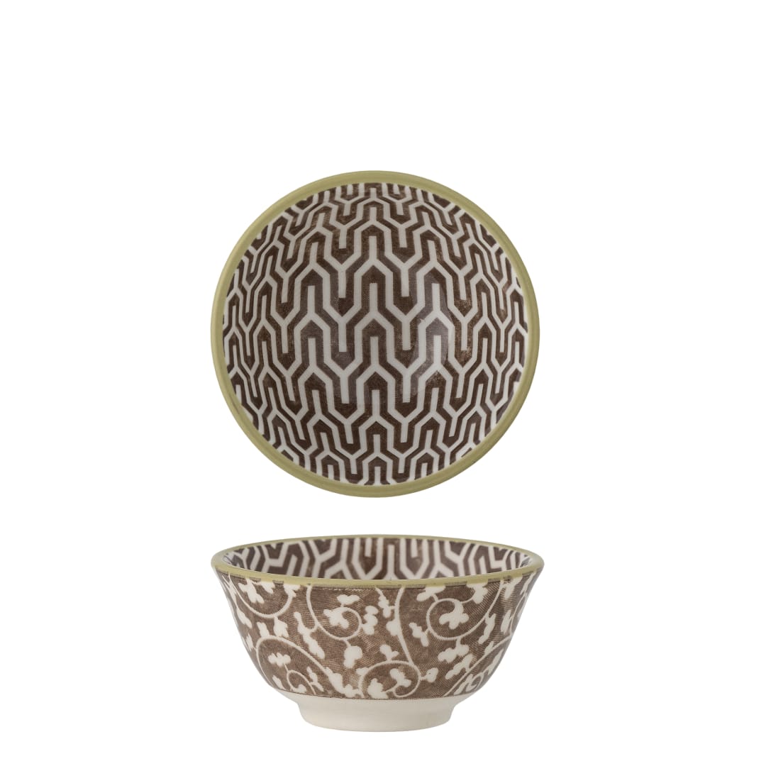 82057701 - Maple Bowl, Brown, Stoneware STOCK: 257