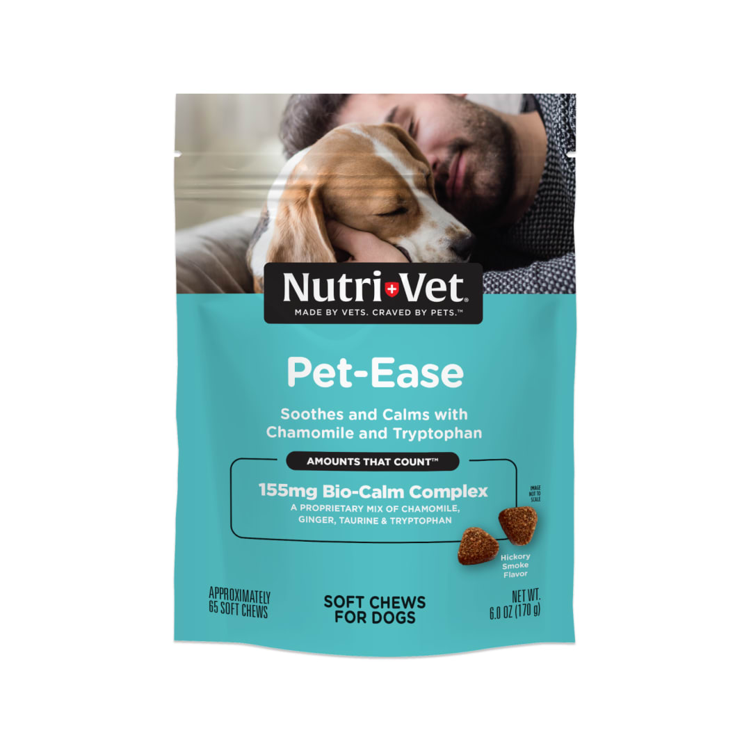 Nutri-Vet Pet-Ease Soft Chews for Dogs, 65 Soft Chews